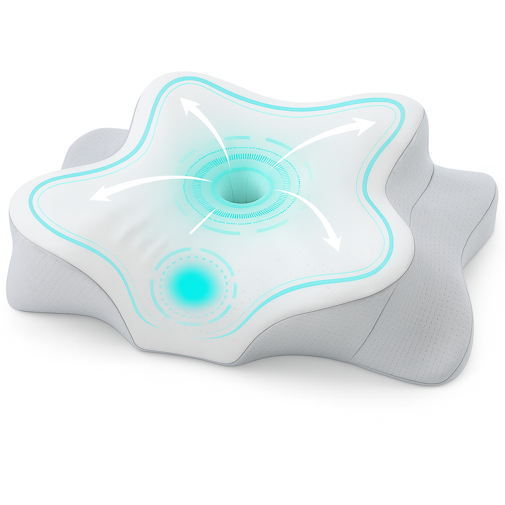 Pudemesteren ErgoContour™ – Ergonomisk Nakkepude